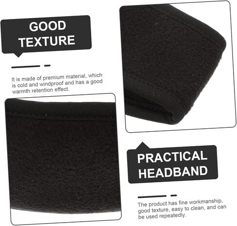 Toyvian 2pcs Breathable Headbands for Boy Girl Outdoor Ski Ear Warmers Sweat-absorbing Elastic Headbands for Running Cycling and Sports Activities Cold Weather in Saudi Arabia