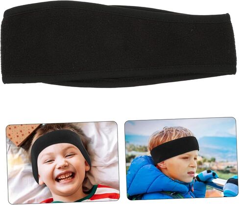 Toyvian 2pcs Breathable Headbands for Boy Girl Outdoor Ski Ear Warmers Sweat-absorbing Elastic Headbands for Running Cycling and Sports Activities Cold Weather in Saudi Arabia