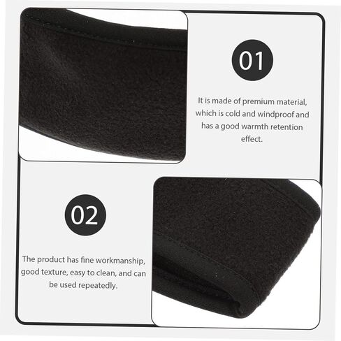 Toyvian 2pcs Breathable Headbands for Boy Girl Outdoor Ski Ear Warmers Sweat-absorbing Elastic Headbands for Running Cycling and Sports Activities Cold Weather in Saudi Arabia