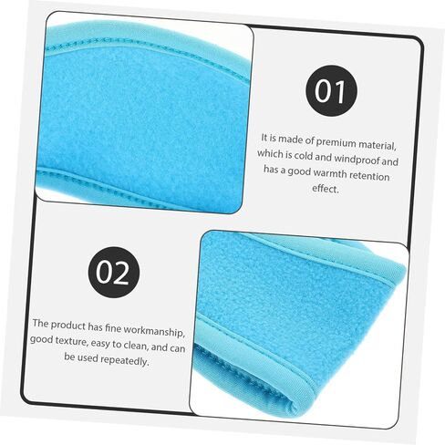 Garneck 2pcs Boys and Girls Headbands Warm and Windproof Outdoor Ear Soft and Comfortable for Hiking Cycling and Daily Use for Boys and Girls in Saudi Arabia