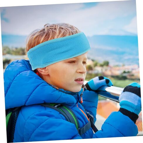 Garneck 2pcs Boys and Girls Headbands Warm and Windproof Outdoor Ear Soft and Comfortable for Hiking Cycling and Daily Use for Boys and Girls in Saudi Arabia