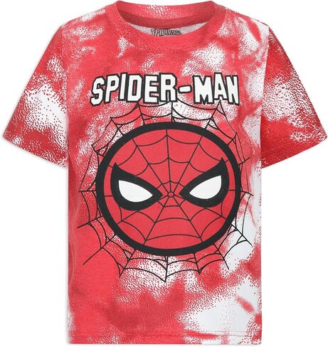 Marvel Spider-Man Boys Short Sleeve T-Shirt 3 Pack for Toddler and Big Kids in Saudi Arabia
