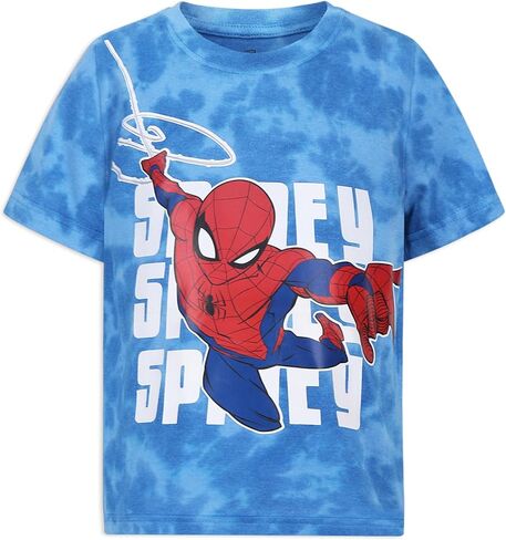 Marvel Spider-Man Boys Short Sleeve T-Shirt 3 Pack for Toddler and Big Kids in Saudi Arabia