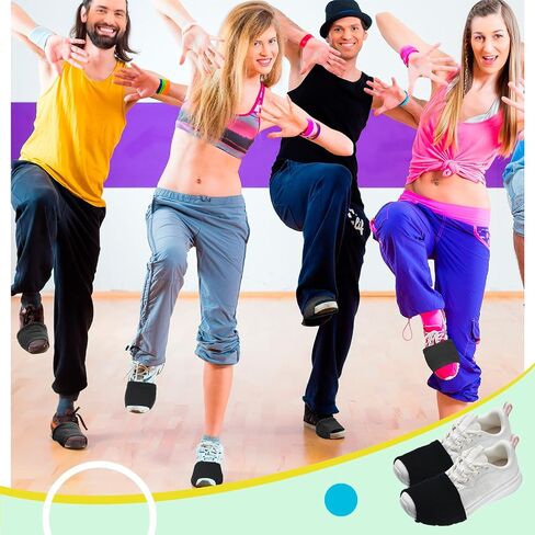 Haysandy 8 أزواج من أغطية أحذية الرقص فوق الأحذية، أغطية أحذية الرقص للنساء الراقصات in Kuwait