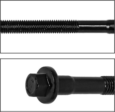 Hex Autoparts Cylinder Head Bolt Set Compatible with 6842347 Volvo S60 Cross Country V60 Cross Country XC90 XC60 XC70 S80 S40 V70 1998-2016 850 93-97 Carbon Steel of Grade Level 10.9 Phosphating 12pcs in Saudi Arabia