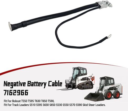 7162966 كابل البطارية السلبي ملائم لـ bobcat T550 T595 T630 T650 T590 Track Loaders S510 S595 S630 S650 S550 S570 S590 Skid Steer Loaders in Kuwait