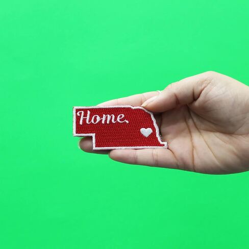 Nebraska Home State Patch College محاكاة ساخرة مطرزة على "M" in Saudi Arabia