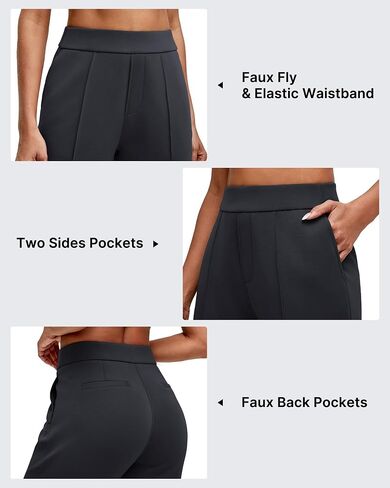 G4Free Smoofit Modal Soft Straight Leg Sweatpants for Women Elastic High Waist Casual Lounge Dress Pants with Pockets in Saudi Arabia