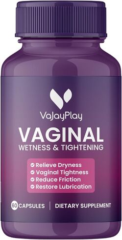 Feminine Wetness & Balance Support – Women Hydration & Wellness Capsules, 60 Count – Enhances Lubrication, Reduces Dryness & Friction – Natural Supplement for Women - Manjakani & Slippery Elm in Saudi Arabia