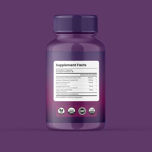 Feminine Wetness & Balance Support – Women Hydration & Wellness Capsules, 60 Count – Enhances Lubrication, Reduces Dryness & Friction – Natural Supplement for Women - Manjakani & Slippery Elm in Saudi Arabia