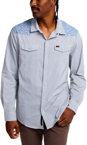 Howler Brothers H Bar B Tech Longsleeve - Wild Rag: Blue Mirage in Kuwait
