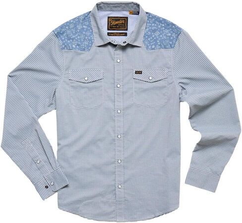 Howler Brothers H Bar B Tech Longsleeve - Wild Rag: Blue Mirage in Kuwait