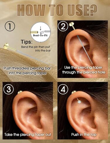 Florideco 20g 18G غير مربى في المقودات الخلفية المسطحة دفعات Hypoallergenic في أقراط مسمار 14K الذهب مطلي 316L Surgical Stud Stud Hoop مجموعات الغضروف in Saudi Arabia