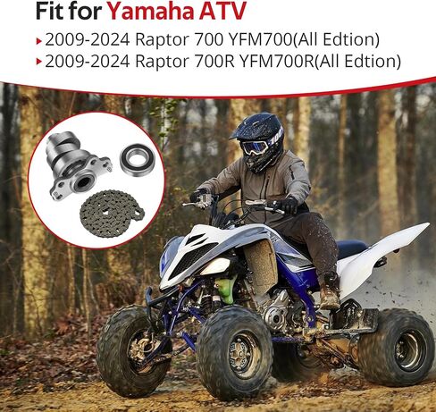 Javik Camshaft Assy & Bearing ملاءمة لـ Yamaha Raptor 700 YFM700 2009-2024 ، O.E.M#1S3-12170-10-00 2LS-12170-00-00 in Kuwait