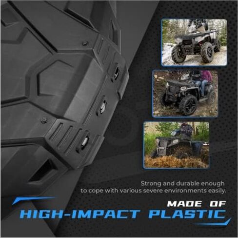 Kemimoto ATV Front Rack متوافق مع Polaris Sportsman 570 450 2017-2021 ATV الأمامي الغطاء الأمامي مع إكسسوارات غطاء المقابس 2636440-070 in Kuwait