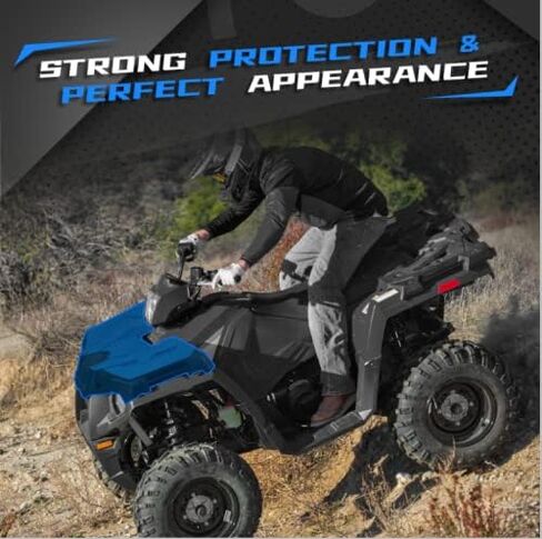Kemimoto ATV Front Rack متوافق مع Polaris Sportsman 570 450 2017-2021 ATV الأمامي الغطاء الأمامي مع إكسسوارات غطاء المقابس 2636440-070 in Kuwait