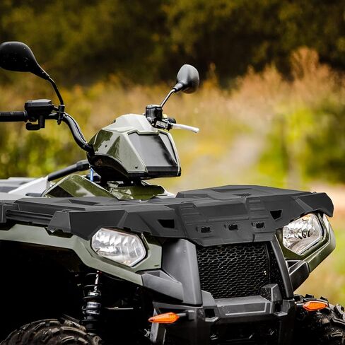 Kemimoto ATV Front Rack متوافق مع Polaris Sportsman 570 450 2017-2021 ATV الأمامي الغطاء الأمامي مع إكسسوارات غطاء المقابس 2636440-070 in Kuwait