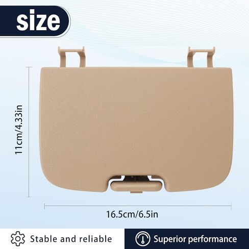 Replacement Overhead Console Sunglasses Holder Box Tan Storage Bin Fits 2002-2007 F250 F350 F450 Super Duty w/Out Sunroof 2C3Z 7811586 BAA in Saudi Arabia