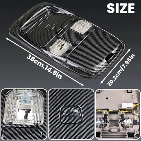 LED الأمامي وحدة التحكم في الحكم العلوي القبة ضوء متوافق مع Dodge RAM 1500 2500 CAB السقف الداخلي القبة القبة القراءة استبدال 55350657 ، SN96TL2AA (البيج) in Kuwait