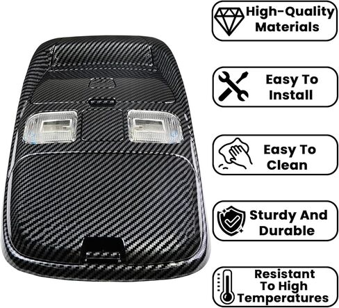 LED الأمامي وحدة التحكم في الحكم العلوي القبة ضوء متوافق مع Dodge RAM 1500 2500 CAB السقف الداخلي القبة القبة القراءة استبدال 55350657 ، SN96TL2AA (البيج) in Kuwait