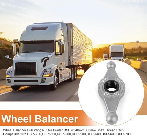 Wheel Balancer Hub Wing Nut for Hunter DSP w/ 40mm X 8mm Shaft Thread Pitch,Compatible with DSP7700, DSP8500, DSP9000, DSP9200, DSP9500, DSP9600,GSP9700 in Saudi Arabia