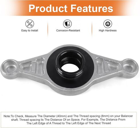 Wheel Balancer Hub Wing Nut for Hunter DSP w/ 40mm X 8mm Shaft Thread Pitch,Compatible with DSP7700, DSP8500, DSP9000, DSP9200, DSP9500, DSP9600,GSP9700 in Saudi Arabia