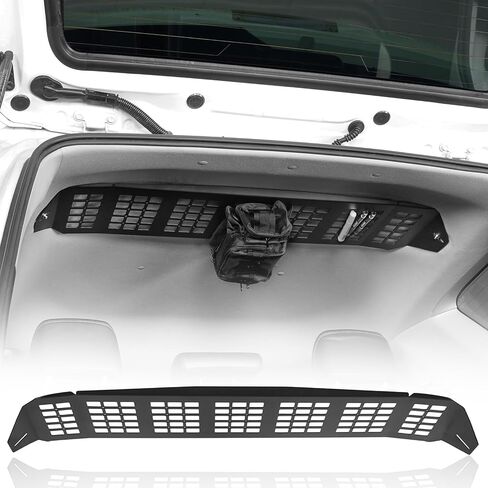 Hooke Road 4Runner Rear Overhead Storage MOLLE Panel Cargo Rack for 2010-2024 Toyota 4Runner 5th Gen, Trunk Cargo Shelf Interior Accessories Steel in Saudi Arabia