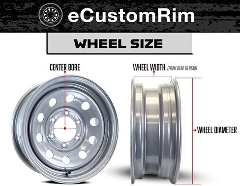 إطارات مقطورة ecustomrim 2-pack على الحافات 5.70-8 570-8 5.70 × 8 8 بوصة. نطاق الحمل B 5 Lug While-ضمان لمدة عامين مع الطريق المجاني in Saudi Arabia