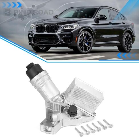 مرشح زيت أزياء الألومنيوم الإسكان 11428583895 متوافق مع BMW X3 X4 340i 440i 540i 640ix 740i M240i 2014-2019 in Kuwait
