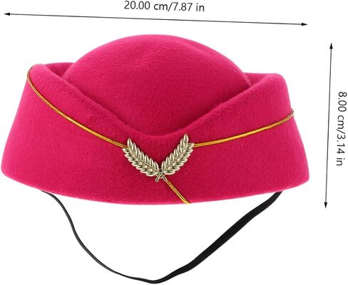 نساء قبعة قبعة Air Hostess Cap Pilot Hat Coftores Ascistory Ascivery عيد ميلاد in Saudi Arabia