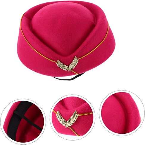 نساء قبعة قبعة Air Hostess Cap Pilot Hat Coftores Ascistory Ascivery عيد ميلاد in Saudi Arabia
