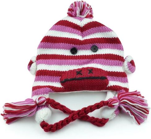 Animal Hats for Adults with Mitten or Pom Pom Knit or Plush Cute Winter Hats Substitute for Beanie in Kuwait