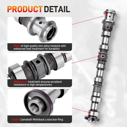5184380AG Right Side Intake Camshaft Compatible with Dodge Journey, Ram 1500, Jeep Grand Cherokee & Chrysler 200 300 3.6L V6 Models Replaces for 5184380AD 5184380AE 5184380AH 5184380AF in Saudi Arabia