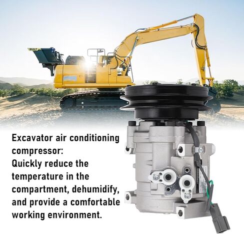 Excavator Air Conditioning Compressor Efficient Energy Saving High Durability for Komatsu PC110 7 8 PC500 7 8 Operators in Saudi Arabia