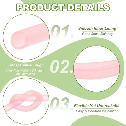 Fuel Line Hose Tube, Petrol Fuel Gas Line Pipe Hose Tubing, 1/4" ID 9.9 ft Fit for Small Engine String Trimmer Chainsaw Blower Lawn Mower and Other Power Tools (Purple) in Kuwait