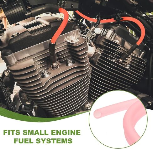 Fuel Line Hose Tube, Petrol Fuel Gas Line Pipe Hose Tubing, 1/4" ID 9.9 ft Fit for Small Engine String Trimmer Chainsaw Blower Lawn Mower and Other Power Tools (Purple) in Kuwait