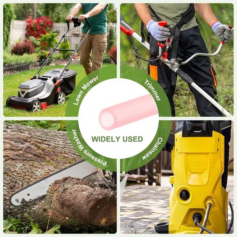 Fuel Line Hose Tube, Petrol Fuel Gas Line Pipe Hose Tubing, 1/4" ID 9.9 ft Fit for Small Engine String Trimmer Chainsaw Blower Lawn Mower and Other Power Tools (Purple) in Kuwait