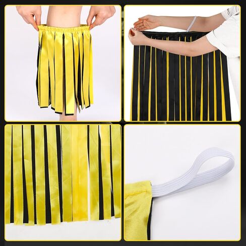 4 Pcs Halloween Costume Kit Wrestler Costume Leg Warmers Arm Sleeves for Wrestler Dress up Halloween Cosplay Party Decoration in Kuwait