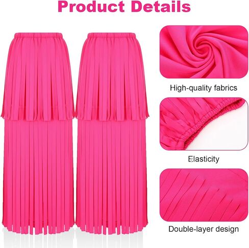 Women's Hippie Fringe Boot Covers 60s Leg Warmers Hippie Costume Accessories for Adults, Standard Size, Average Size in Saudi Arabia