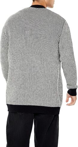 Forever 21 Men's Striped Cardigan Sweater in Saudi Arabia