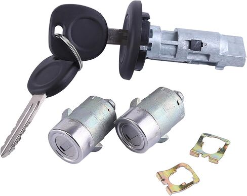 Ignition Key Switch Cylinder Kit with 2 Keys and Door Locks 707835 706592 15298923 15298924 Compatible for 2001-2007 Silverado 1500 2500 HD 3500 Pickup Suburban Tahoe Sierra Sonoma Yukon in Saudi Arabia