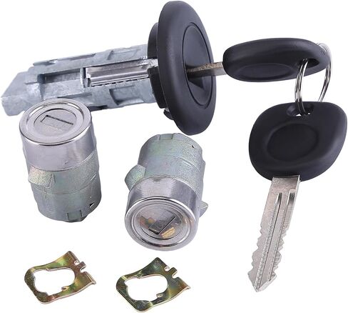 Ignition Key Switch Cylinder Kit with 2 Keys and Door Locks 707835 706592 15298923 15298924 Compatible for 2001-2007 Silverado 1500 2500 HD 3500 Pickup Suburban Tahoe Sierra Sonoma Yukon in Saudi Arabia