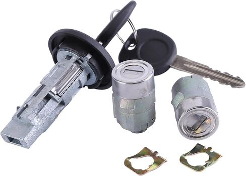 Ignition Key Switch Cylinder Kit with 2 Keys and Door Locks 707835 706592 15298923 15298924 Compatible for 2001-2007 Silverado 1500 2500 HD 3500 Pickup Suburban Tahoe Sierra Sonoma Yukon in Saudi Arabia