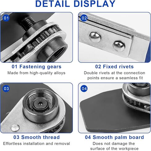 أداة فرامل الفرجار الفرامل أداة ضغط الفرجار أداة الفرامل مع 360 Ratchet Ratchet Universal 2 Heavy-Duty الفرجار السنانير 4-في 1 لفرامل قرص السيارات شاحنة السيارة in Kuwait