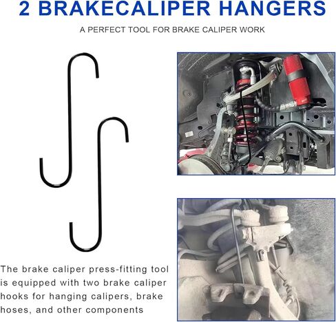 أداة فرامل الفرجار الفرامل أداة ضغط الفرجار أداة الفرامل مع 360 Ratchet Ratchet Universal 2 Heavy-Duty الفرجار السنانير 4-في 1 لفرامل قرص السيارات شاحنة السيارة in Kuwait