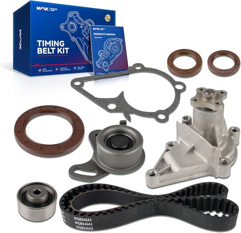 KAX Timing Belt Kit with Sprocket Compatible with Montero Sport 1997-2003, Sebring 1995-2005, Eclipse 2000-2005, Stratus 1995-2005 MD307487, MD319022, MD140071, MD978743 in Saudi Arabia
