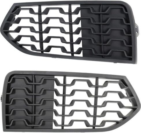 Set of 2 Fog Light Covers Front Driver & Passenger Side Left Right for M2 2016-2018 for 228i 2014-2016 & xDrive 2015-2016 for 230i 2017-2021 & xDrive 2017-2021 Pair (Textured Black) in Saudi Arabia