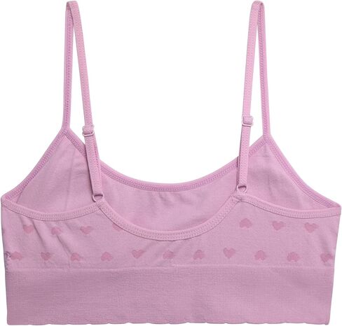 Laura Ashley Girls Training Bras - 3/6 Pack Soft Stretch Cami Bralette, Breathable Bras for Teens with Removable Pads (30-36) in Kuwait