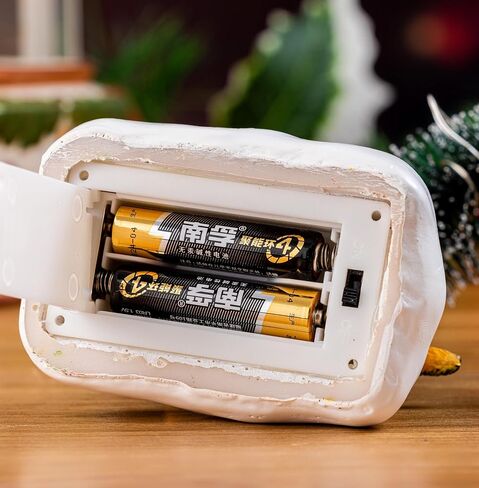 Christmas Village Decoration for Little boy and Dog， Battery Powered Luminous LED, Suitable for Home Decoration During Christmas, Holidays, Parties, and New Year。 in Saudi Arabia