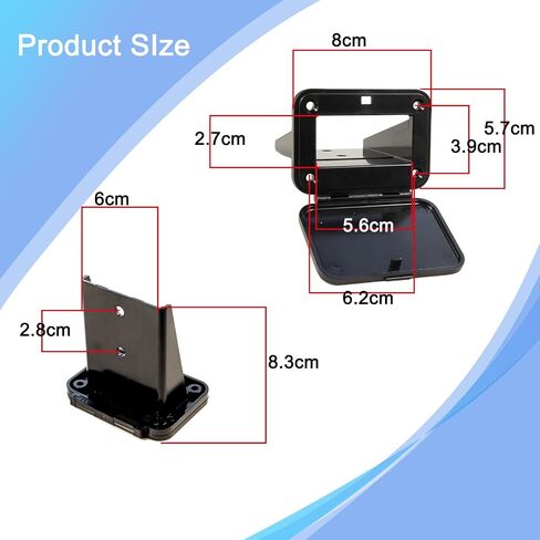 175A Plug Mounting Panel Base with Dust Cover Compatible with Anderson SB175 Series, Flush Mount Bracket Panel Kit for Winch, RV, Truck, Marine, Trailer, 2pcs in Saudi Arabia